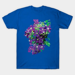 Clematis - Cascade of Clematis T-Shirt